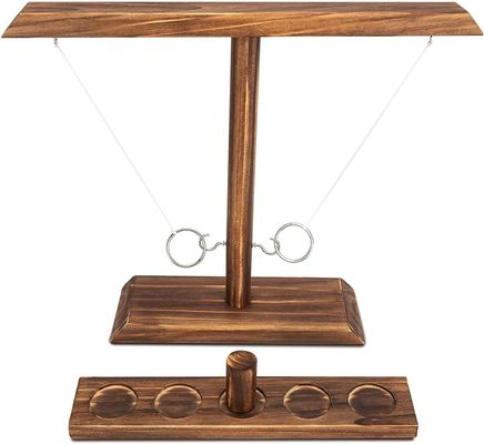 Salve espaço Solid Wooden Ring Hook Toss Game Última adição para Bar Entertainment