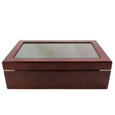 Logotipo personalizado aceitável pintado eco-friendly vintage caixa de madeira caixa de embalagem chá