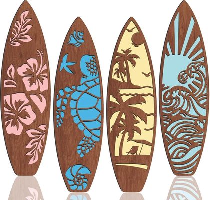 Containers de armazenamento Decoração de parede de surf para a fuga de praia havaiana de verão