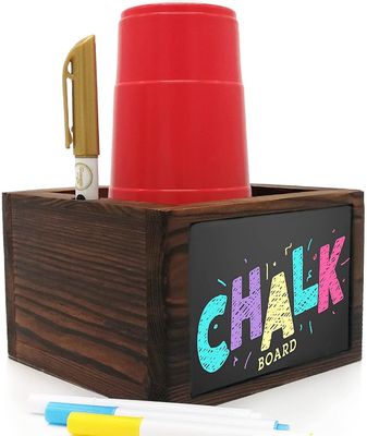 Suporte de taça descartável para distribuição de utensílios de festa rústicos