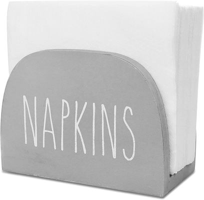 Carregador de guardanapos de cozinha 15x11x7.6cm de madeira maciça de todas as estações