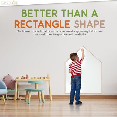 Lojas de presentes Casa em forma de desenho magnético Quadro de calcário Quadro branco para estilo de design moderno