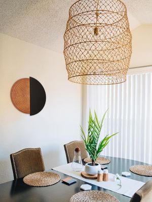 Estilo de design de casa de fazenda moderna Arte de parede de madeira para decoração doméstica vintage em espaços internos