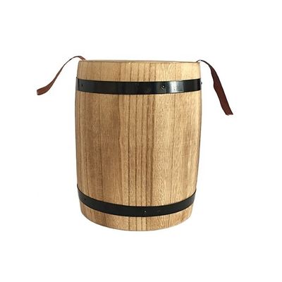 Impressão de Barril de Café de Madeira Queimado Design simples e útil Perfeito para compra em massa