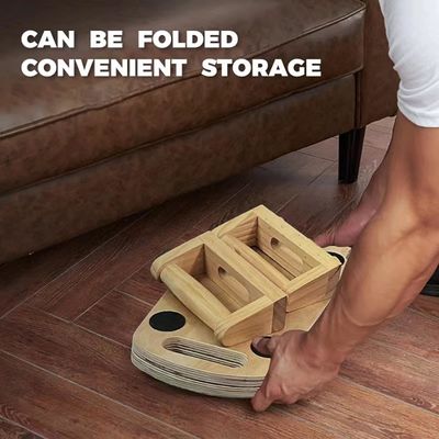 Mãos de madeira dobrável de tamanho personalizado para treinamento de força profissional