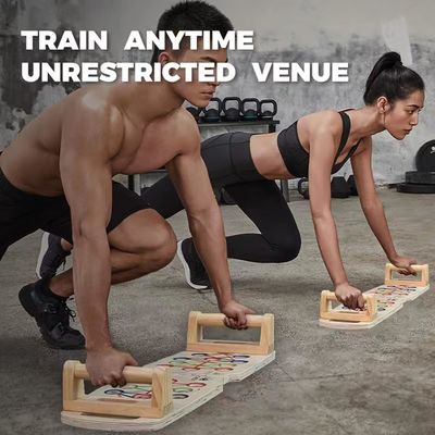 Mãos de madeira dobrável de tamanho personalizado para treinamento de força profissional