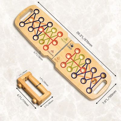 Mãos de madeira dobrável de tamanho personalizado para treinamento de força profissional