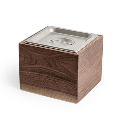 Última caixa de composto isolado de mesa de aço de madeira para reciclagem de resíduos alimentares de cozinha