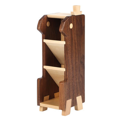 Pênis de escritório multi-camadas de madeira sob medida para escritório e organização de estudo