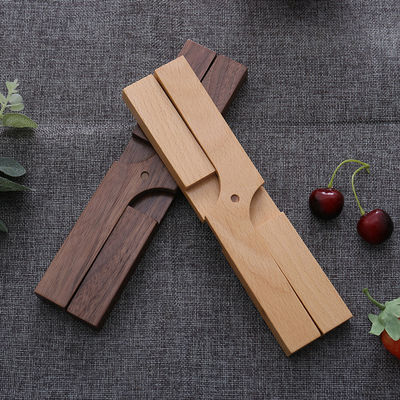 Madeira de cor simples Beech Walnut Cross X Forma Vernizado Pot Mat Coaster para utensílios de cozinha