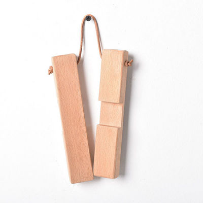 Madeira de cor simples Beech Walnut Cross X Forma Vernizado Pot Mat Coaster para utensílios de cozinha