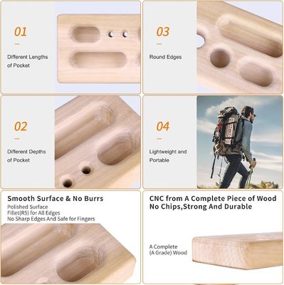 Tabuleiro portátil para treino de escalada em rocha, indoor e outdoor