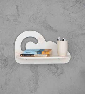 Eletrodomésticos Crianças Armazenamento de brinquedos Decoração de quarto Preppy Forma de nuvem Criança flutuante Prateleiras em chamas