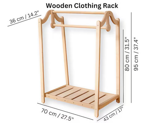 Elegante e funcional guarda-roupa de crianças Oficina de design moderno Vestido armário de trilhos