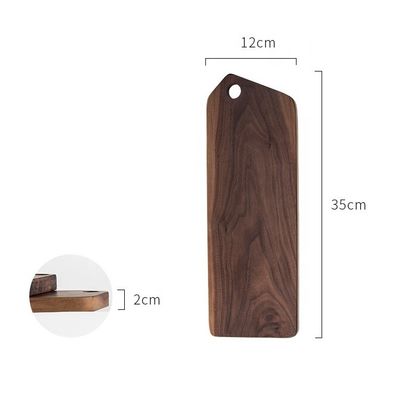 Logotipo personalizado aceito Manual estilo nórdico forma de montanha Black Walnut Pain Board