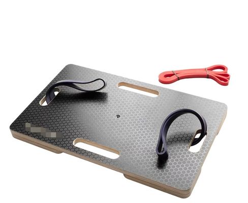 Plataforma de treinamento de resistência de banda de borracha de alta quantidade com logotipo personalizado e madeira