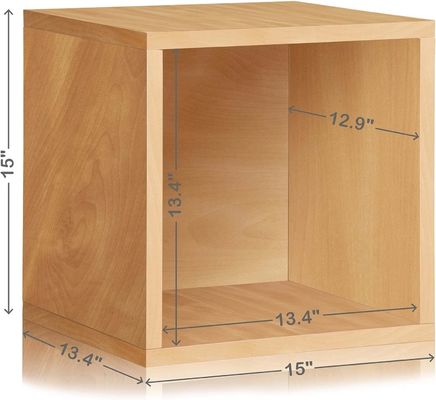 Fundamentos Vintage Vinyl Record Armazenamento Bloco Cubo Organizador Prateleira Espaçonave de Nível Único