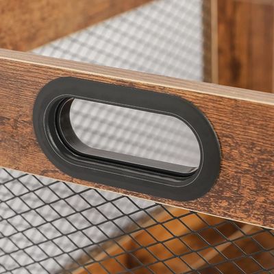 Detentor de registro de madeira para armazenamento Classic Cube Record Organizer Armazenamento Como seu pedido