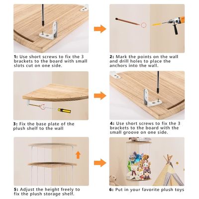 Armazenamento de brinquedos para crianças