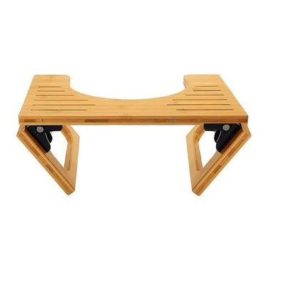 Stock Design Cor Natural Custom Collapsible Poop Stool 7 polegadas Banheiro de bambu