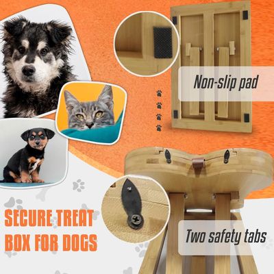 Tabela de raspagem de unhas de cão com caixa de guloseimas Pad de raspagem em forma de osso de cão para patas de unhas