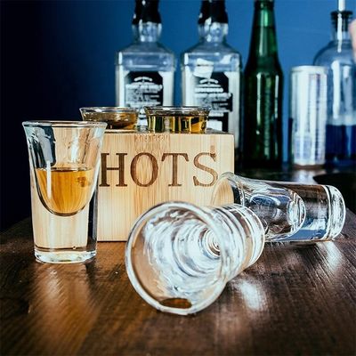 Caixa de vidro de madeira de vidro para serviço VIP