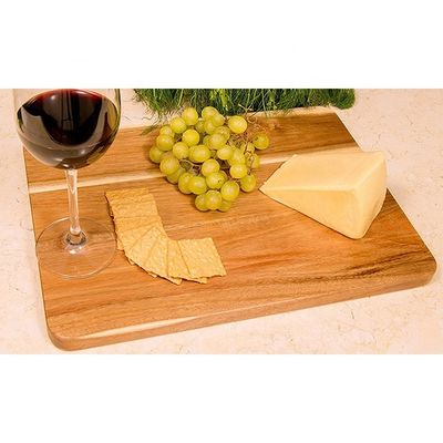 Venda direta de tabuleiro de corte de queijo de teca sustentável com peso