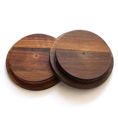 Encomenda personalizada Aceita-se doces de cozinha especiarias frasco de vidro com tampa de noz preta sem derramamento