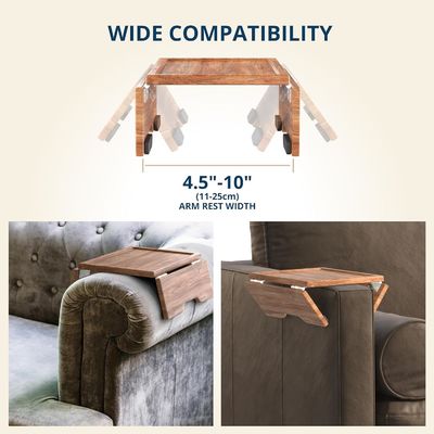 Caixa de apoio de braço de dupla camada para sofá sofá cadeira Mantenha seus itens ao alcance do braço