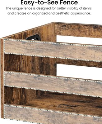 Organizador de armazenamento de discos de vinil de sala de estar com armazenamento de arquivos de madeira vintage em grande quantidade