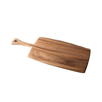 Tabela de corte de azeite de madeira para corte portátil de pão e queijo 8 x 20,5 x 0,5 polegadas
