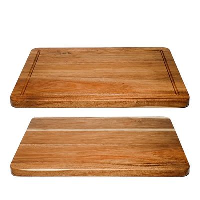 Tabuleiro de corte de madeira de toda a estação Alimentos de cozinha e óleo vegetal Cor simples