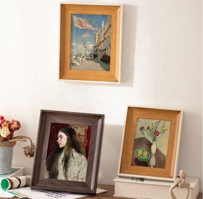 Quadro fotográfico de madeira maciça para pintura de parede Quadro fotográfico de impressão em cores personalizadas