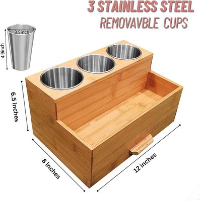 Maximize o espaço do seu balcão com este organizador de produtos de cabelo acrílico para banheiro