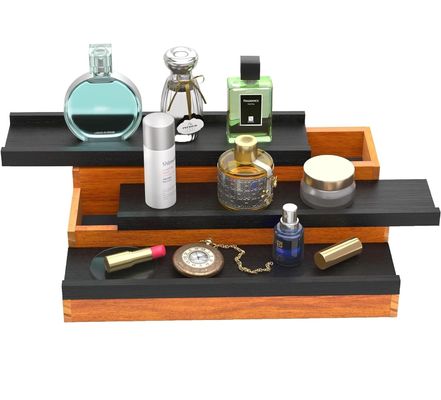 Organizador de estandes de Colônia de 3 níveis para todas as estações com espaço de armazenamento oculto e tipo de estande