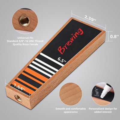 Mãos de torneira de cerveja personalizáveis para bares e restaurantes Logotipo incluído