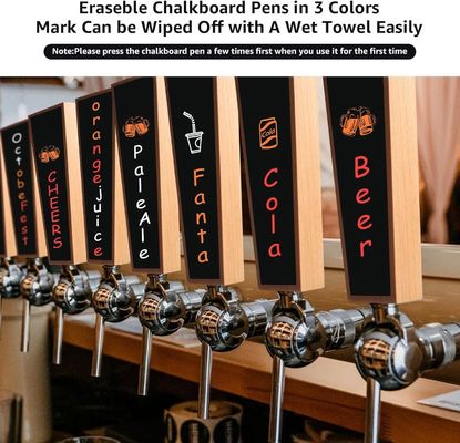 Mãos de torneira de cerveja personalizáveis para bares e restaurantes Logotipo incluído