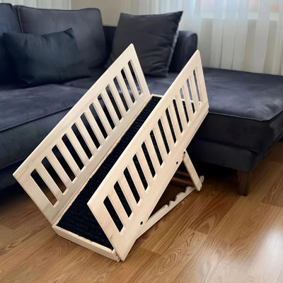 Rampa de madeira para cães idosos Tipo de item Camas sofás Alturas ajustáveis Tapete antiderrapante Madeira