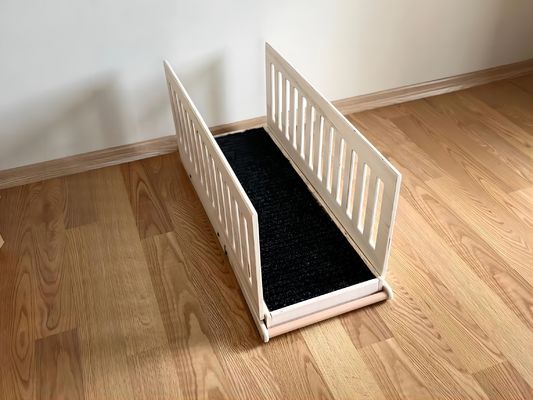 Rampa de madeira para cães idosos Tipo de item Camas sofás Alturas ajustáveis Tapete antiderrapante Madeira