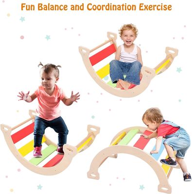 Crianças Pequenos Ginásio Interior Brincar Brinquedos de Trepadeira de Madeira Triângulo Dobragem Trepadeira Deslizamento
