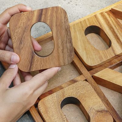 XOXO de madeira Tic Tac Toe jogo de tabuleiro Ideal para decoração ao ar livre e entretenimento masculino