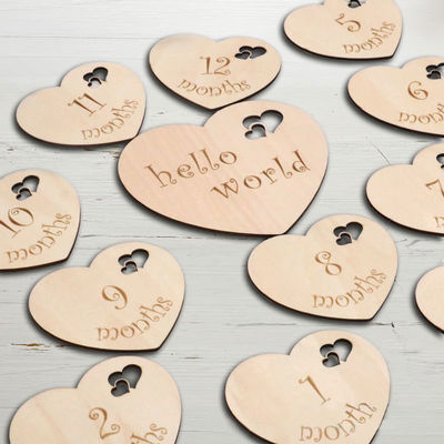 Cartões de aniversário mensal do bebé 13 peças de presente para recém-nascidos para o primeiro ano de crescimento