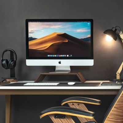 Equipamento de monitoramento LCD de computador de madeira com design ergonômico e material de madeira