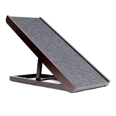 Rampa de madeira personalizável para cães grandes Opções de cores ecológicas e manchas