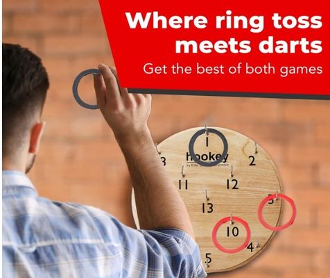 Divertimento ao ar livre para adultos e crianças Jogo de lançamento de anéis personalizado