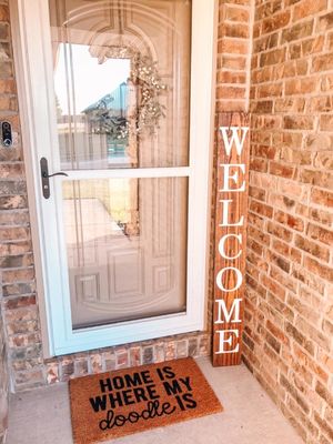 Popular Venda Madeira de Abeto Casal Casamento Quadro de sinalização de boas-vindas Europa natural/marrom/branco