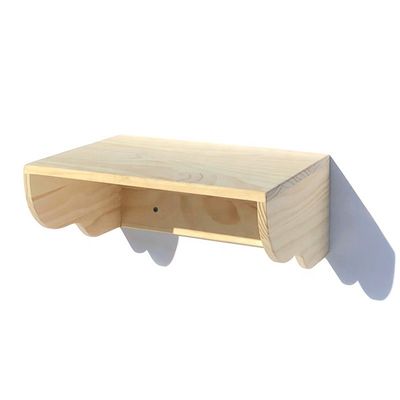 Logotipo personalizado Acceptável plataforma de salto de gato de madeira Casa Móveis Ponte suspensa