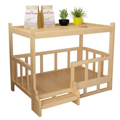 Lavar à mão Custom Multi funcional de cor natural mesa de cama para cama de gato / cão 45x60cm