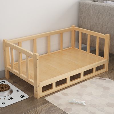 Lavar à mão Custom Multi funcional de cor natural mesa de cama para cama de gato / cão 45x60cm