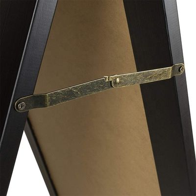 Stand de madeira sólida resistente ao vento feito de madeira de pinheiro com logotipo personalizado